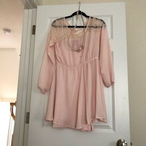 *New* candies pink chiffon dress